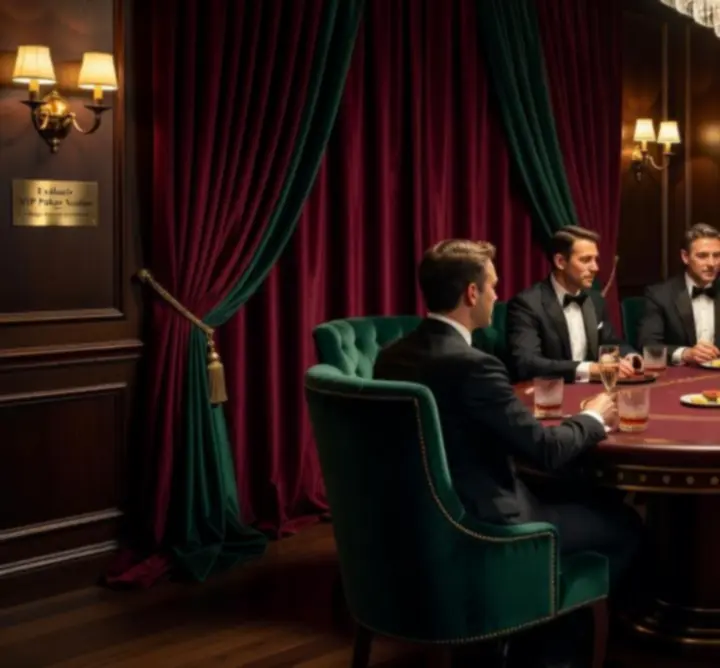 Külön bejáratú, exkluzív VIP póker lounge a Royal Meeting Hubban